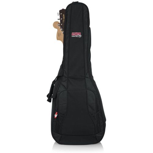  Gator 4G Series Double Gig Bag with Backpack Straps for Acoustic & Electric Guitar