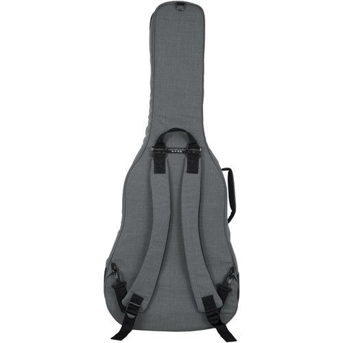  Gator Transit Series Gig Bag for Acoustic Guitar (Light Gray)