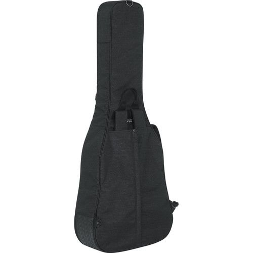  Gator Transit Lightweight Series Gig Bag for Resonator, 00, and Classical Acoustic Guitars (Charcoal)