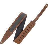 Gator Voyager Pro Guitar Strap (Brown with Gray Waxed Canvas Window)