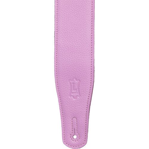  Gator Pastel Garment Leather Guitar Strap (Spring Orchid)