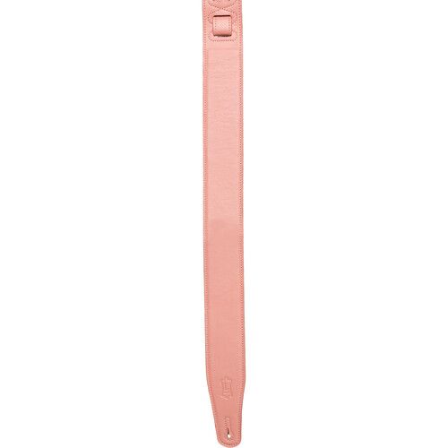  Gator Pastel Garment Leather Guitar Strap (Salmon)