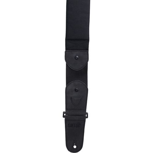  Gator ICON Guitar Strap Long Version (Black, 48-60