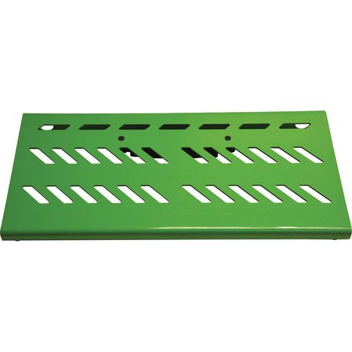  Gator Aluminum Pedalboard with Carry Case (Green, Large)