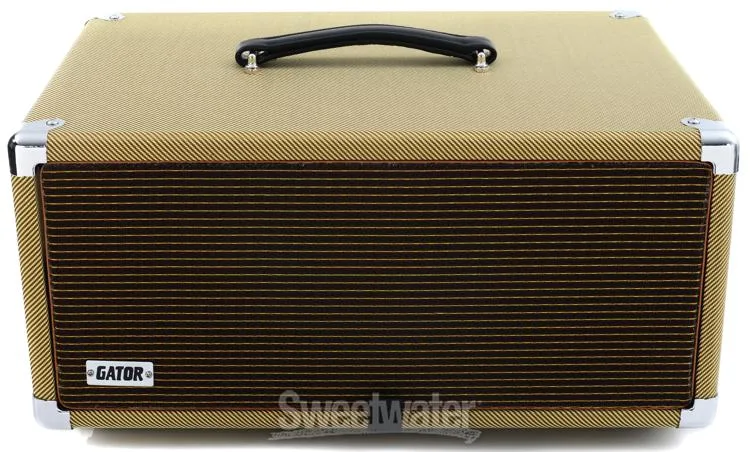  Gator GR-RETRORACK-4TW Vintage Amp Vibe Rack Case - 4U Tweed Demo