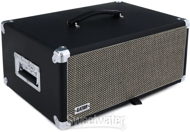  Gator GR-RETRORACK-4BK Vintage Amp Vibe Rack Case - 4U Black