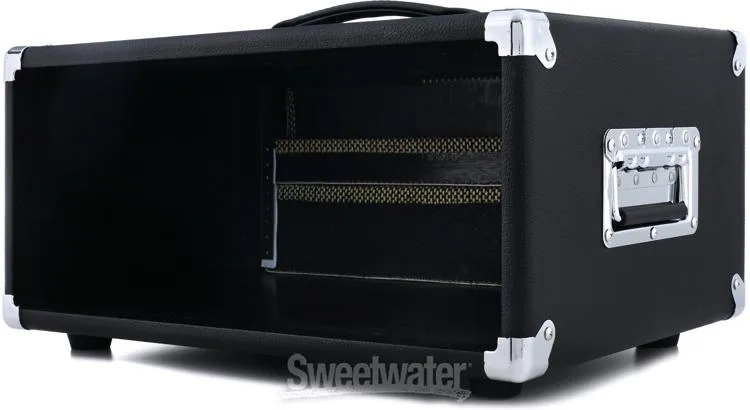  Gator GR-RETRORACK-4BK Vintage Amp Vibe Rack Case - 4U Black