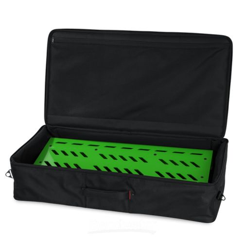  Gator Extra Large Pedalboard with Bag - Green