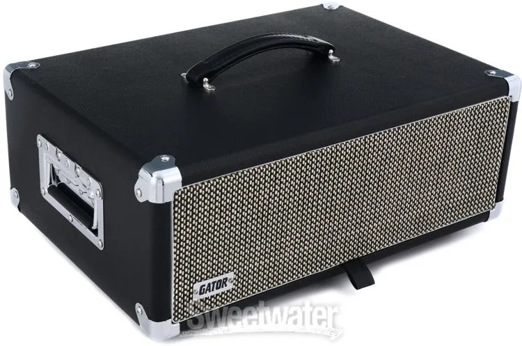  Gator GR-RETRORACK-3BK Vintage Amp Vibe Rack Case - 3U Black