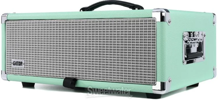  Gator GR-RETRORACK-3SG Vintage Amp Vibe Rack Case - 3U Seafoam Green