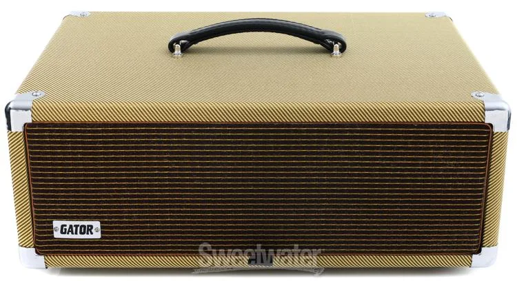  Gator GR-RETRORACK-3TW Vintage Amp Vibe Rack Case - 3U Tweed