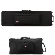 Gator GK-88-SLIM Semi-Rigid Keyboard Case with Add-on X-Stand Bag