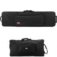 Gator GK-76-SLIM Semi-Rigid Keyboard Case with Add-on X-Stand Bag