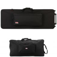 Gator GK-76 Semi-Rigid Keyboard Case with Add-on X-Stand Bag