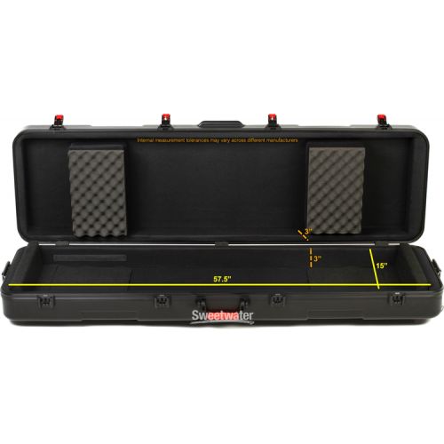  Gator GTSA-KEY88SLXL TSA Series Keyboard Case with Add-on X-Stand Bag