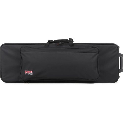  Gator GK-61-SLIM Semi-Rigid Keyboard Case with Add-on X-Stand Bag