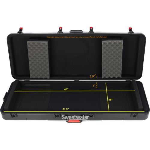  Gator GTSA-KEY76 TSA Series Keyboard Case with Add-on X-Stand Bag