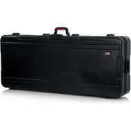 Gator Cases Molded Flight Case for Keyboards with TSA Approved Locking Latches and Recessed Wheels; Fits Larger 76 Note Keyboards (GTSA-KEY76D)