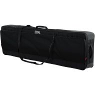 Gator Cases Pro-Go Ultimate Keyboard Gig Bag with Removable Backpack Straps; Fits Slim 88-Note Keyboards (G-PG-88SLIM)