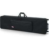 Gator Cases Lightweight Rolling Keyboard Case for Slim Extra Long 88 Note Keyboards and Electric Pianos (GK-88 SLXL)