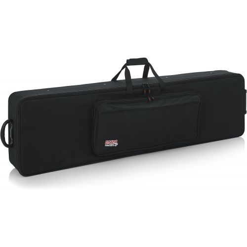  Gator Cases Lightweight Rolling Keyboard Case for Slim Extra Long 88 Note Keyboards and Electric Pianos (GK-88 SLXL)