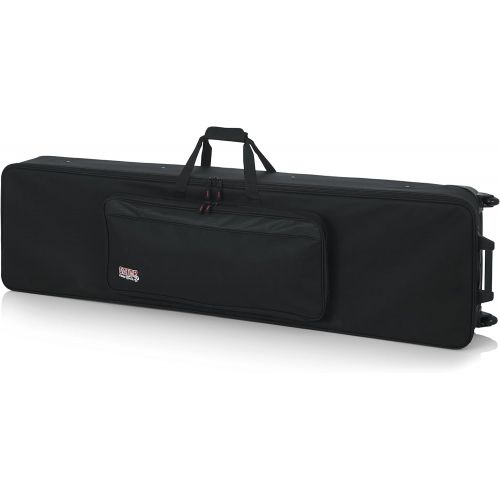  Gator Cases Lightweight Rolling Keyboard Case for Slim Extra Long 88 Note Keyboards and Electric Pianos (GK-88 SLXL)