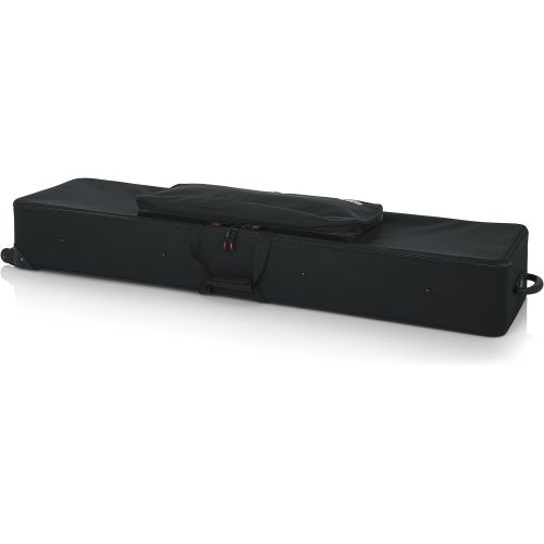  Gator Cases Lightweight Rolling Keyboard Case for Slim Extra Long 88 Note Keyboards and Electric Pianos (GK-88 SLXL)