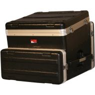 Gator Cases Lightweight ATA Molded Slant-Top Console Rack Case; 10U Top and 4U Side (GRC-10X4)