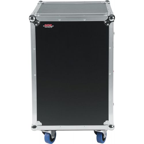  Gator Cases G-TOUR Audio Road Rack with Heavy-Duty Casters and Tour Grade Hardware; 17 Rackable Depth, 16U (G-TOUR 16U CAST)