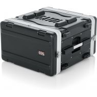 Gator Cases Lightweight Molded 6U Rack Case with Heavy Duty Latches; Standard 19.25 depth, 6U (GR-6L)