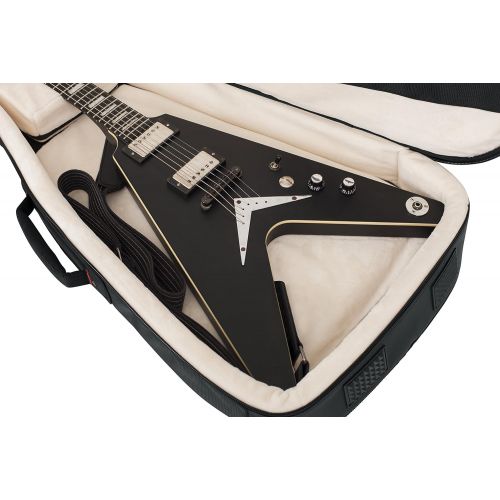  Gator Cases Pro-Go Ultimate Guitar Gig Bag; Fits 335 Semi Hollow or Flying V Style Guitars (G-PG-335V)