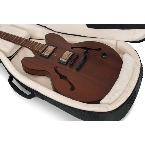  Gator Cases Pro-Go Ultimate Guitar Gig Bag; Fits 335 Semi Hollow or Flying V Style Guitars (G-PG-335V)