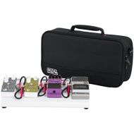Gator Cases Aluminum Guitar Pedal Board with Carry Bag; Small: 15.75 x 7 White (GPB-LAK-WH)
