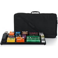 Gator Cases Aluminum Guitar Pedal Board with Carry Bag; Extra Large: 32 x 17 Stealth Black (GPB-XBAK-1)