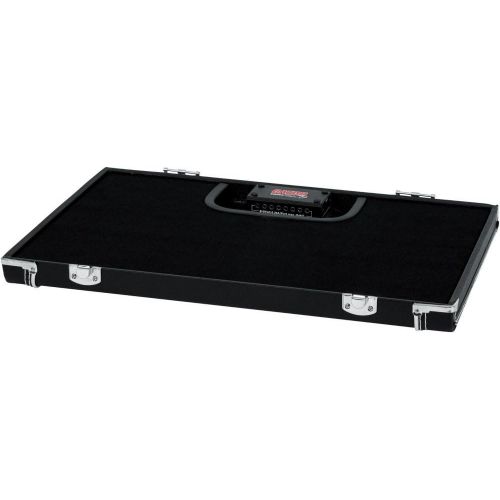  Gator Cases Gig Box Jr. Pedal Board with Built in 3x Guitar Stand Fits Most Electric and Acoustic Guitars; Pedal Surface 21.5 x 15 (GW-GIGBOXJR)