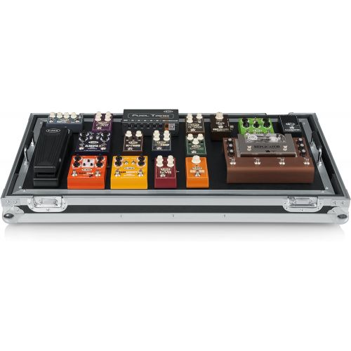  Gator Cases G-TOUR Series Guitar Pedal board with ATA Road Case, Wheels and Pull Handle; Extra Large: 32 x 17 (G-TOUR PEDALBOARD-XLGW)