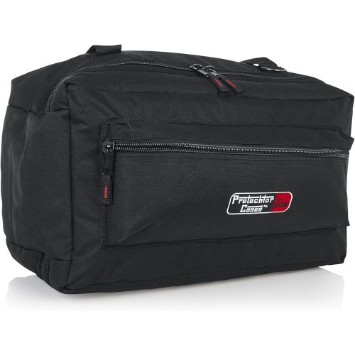  Gator Cases Protechor Series Padded Carry Bag for Bongos or Double Bass Drum Pedals with Removable Shoulder Strap; 18 x 10 x 7 ( GP-66 )