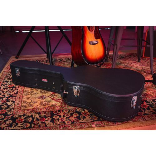  [아마존베스트]Gator Cases Hard-Shell Wood Case for 3/4 Sized Acoustic Guitars (GWE-ACOU-3/4)