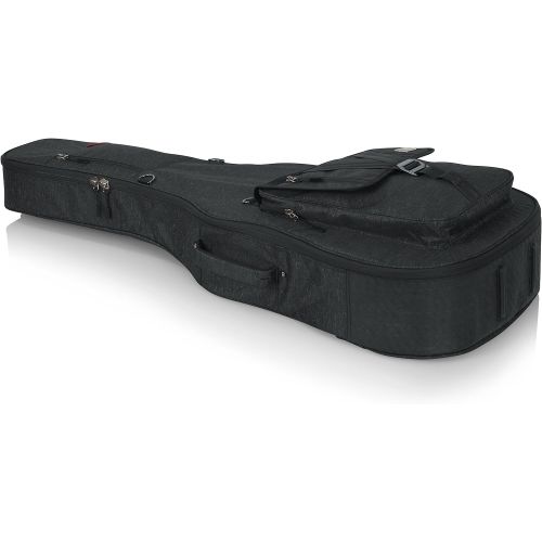  [아마존베스트]Gator Cases Transit Series Acoustic Guitar Gig Bag; Charcoal Black Exterior (GT-ACOUSTIC-BLK)