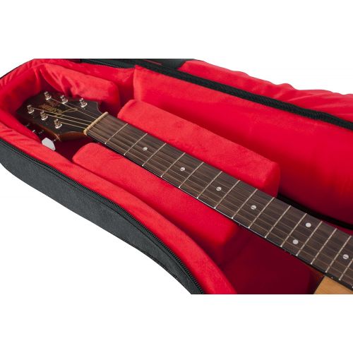  [아마존베스트]Gator Cases Transit Series Acoustic Guitar Gig Bag; Charcoal Black Exterior (GT-ACOUSTIC-BLK)