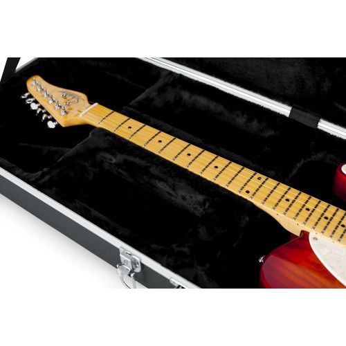  [아마존베스트]Gator Cases Deluxe ABS Molded Case for Electric Guitars; Fits Telecaster and Stratocaster Style Guitars (GC-ELECTRIC-A)