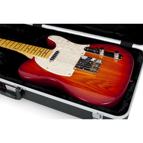  [아마존베스트]Gator Cases Deluxe ABS Molded Case for Electric Guitars; Fits Telecaster and Stratocaster Style Guitars (GC-ELECTRIC-A)