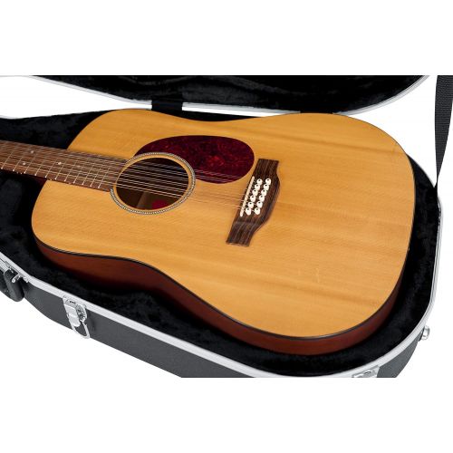  [아마존베스트]Gator Cases Deluxe ABS Molded Case for 12-String Acoustic Guitars; Fits Dreadnought Styled 12-String Acoustic Guitars (GC-DREAD-12)