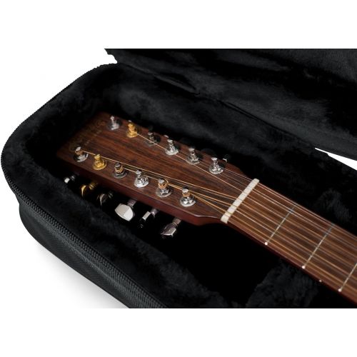  [아마존베스트]Gator Cases Lightweight Polyfoam Guitar Case For Dreadnaught Style Acoustic Guitars; (GL-DREAD-12)