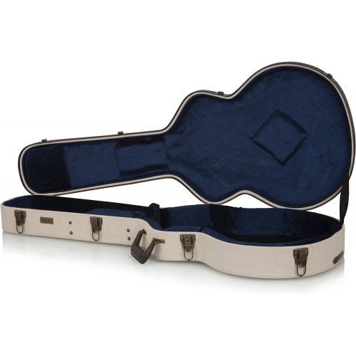  [아마존베스트]Gator Cases Journeyman Series Deluxe Wood Case for Semi-Hollow Guitars; Fits Gibson 335 (GW-JM-335)