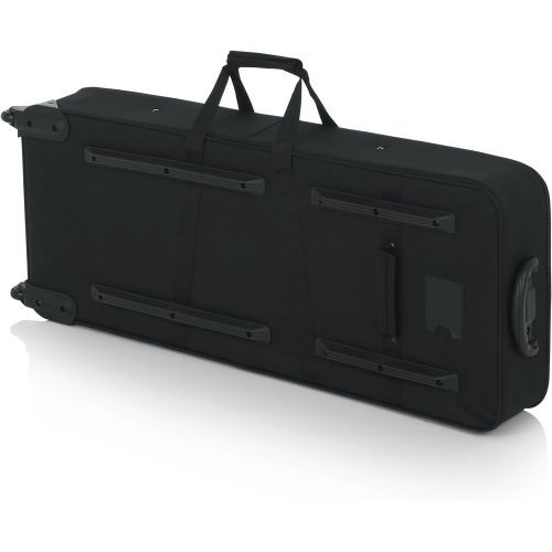  [아마존베스트]Gator Lightweight Case with Retractable Pull Handle and Wheels Fits Standard 49 Note Keyboards and Electric Pianos (GK-49)