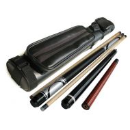 Brand New - Champion Silver Maple Pool Cue Stick(20oz)+ Gator Nemesis Jump and Break Cue (20oz)+black 2x2 Case + Billiards Glove + Aim Trainer