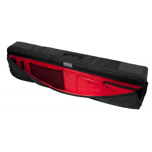  Gator Cases Pro-Go Ultimate Keyboard Gig Bag with Removable Backpack Straps; Fits Slim 76-Note Keyboards (G-PG-76SLIM)