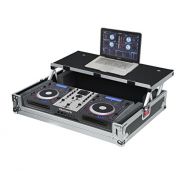 Gator Cases G-TOUR Series ATA Style Road Case for Medium Sized DJ Controllers with Sliding Laptop Platform; (G-TOURDSPUNICNTLB)