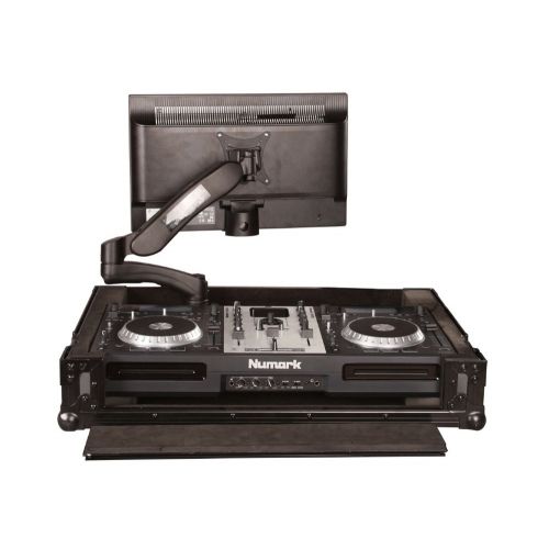  Gator Tour Series G-TOUR DDJT1-S1-ARM1-PL DJ Case with Adjustable 360 Degree Laptop, Tablet, or Monitor Arm